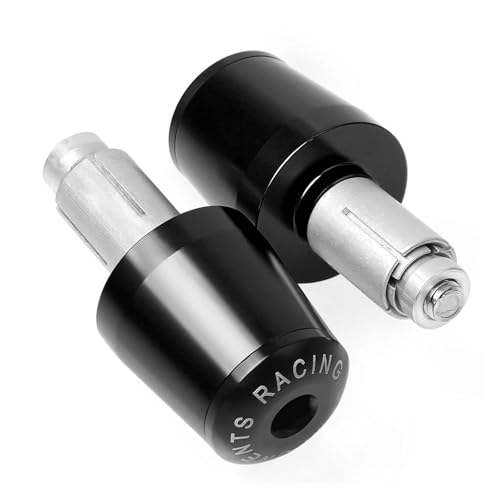 Motorrad Motorrad-Lenkergriffe, Lenkerenden, 22 Mm, Für YZF R125, R15, R25, R 125, 15, 25, TMAX530, TMAX500, GSXR600, GSXR750, GSR Griffende(Black) von WITTYL