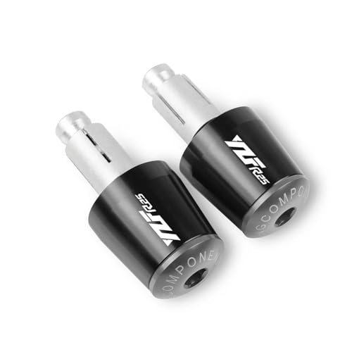 Motorrad Motorradgriffe Lenkerenden Für R125 R 125 YZFR25 YZF-R25 2014 2015 2016 2017 2018 2019 Lenkerendkappen Griffende(Grey) von WITTYL