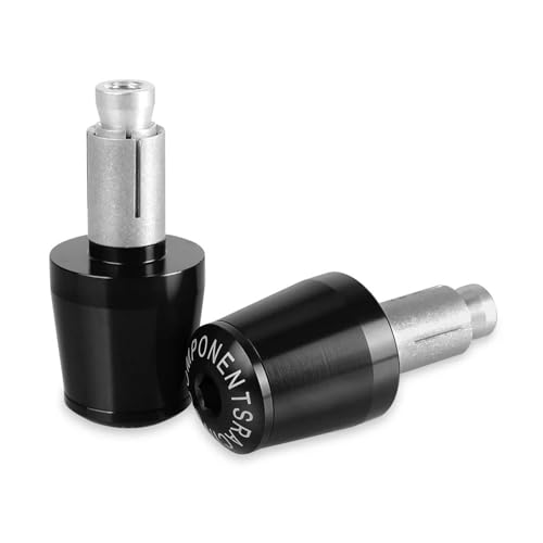 Motorrad Motorradzubehör: 22-mm-Lenkergriffe Und Lenkerkappen Für CBR 250RR 600RR 1000RR CR125R CRF 150R 250R 450R Griffende(Black) von WITTYL