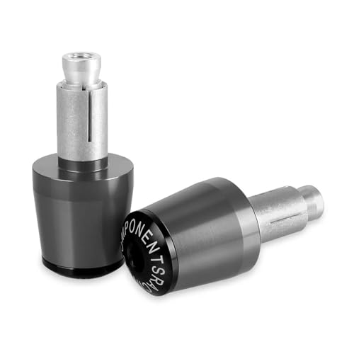 Motorrad Motorradzubehör: 22-mm-Lenkergriffe Und Lenkerkappen Für CBR 250RR 600RR 1000RR CR125R CRF 150R 250R 450R Griffende(Grey) von WITTYL