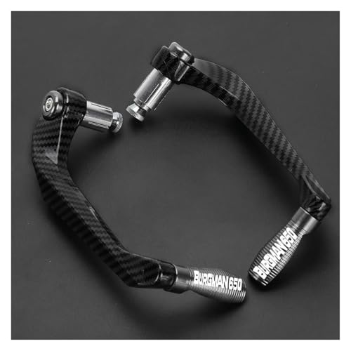 Motorradzubehör Für Suzuki Burgman 650 (2003–2024, 2022, 2021, 2020, 2019): Lenkergriffschutz, Bremskupplungshebelschutz(Grey) von WITTYL