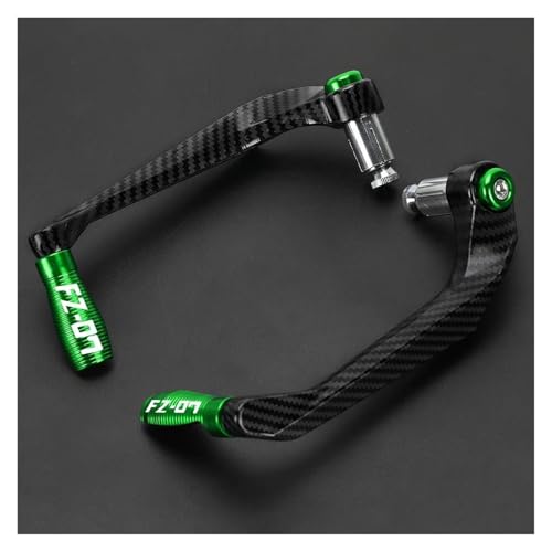 Motorradzubehör Lenkergriffschutz Bremskupplungshebelschutz Für Yamaha FZ07 FZ-07 FZ 07 2014–2024 2022 2021 2020(Green) von WITTYL