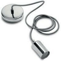 Metall Pendelleuchte mit E27 Fassung 1,5 Meter silber 31501124 - Wiva von WIVA