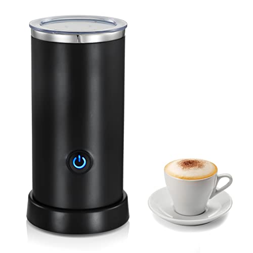 WIVIZL 3 in 1 Milchaufschäumer Automatischer Elektrischer,124ml/248ml,530w,Rutschfeste,Heiße und Kalte Milchwärmer,Automatische Abschaltung für Kaffee, Latte, Cappuccino von WIVIZL