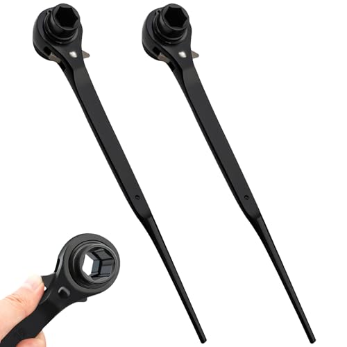 2 Stück Gerüstbauratsche 19/22 mm Gerüstbauer-Knarre Ratschenschlüssel Gerüstratsche rechts/links umschaltbar Multifunktions-Podgerschlüssel Gerüstbauknarre aus CR-V mit mattierter Chromoberfläche 2 Stück Gerüstbauratsche 19/22 mm Gerüstbauer-Knarre Ratschenschlüssel Gerüstratsche rechts/links umschaltbar Multifunktions-Podgerschlüssel Gerüstbauknarre aus CR-V mit mattierter Chromoberfläche von WIYETY