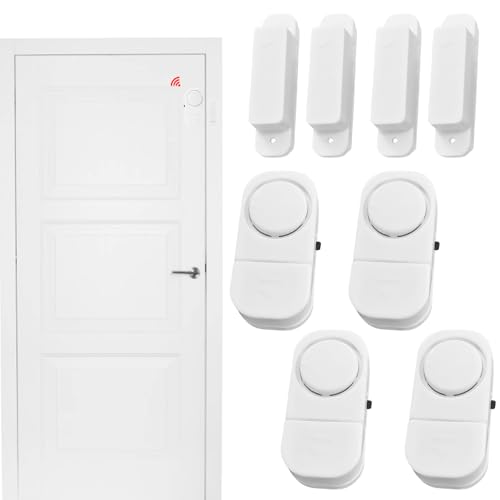 WIYETY Fensteralarm Türalarm Selbstklebend 4Pcs: Drahtlose Home Security Alarmanlage mit 90DB Alarmton, Mini Einbruchschutz mit Wireless Magnetsensor für Wohnung, Büro, Wohnmobil Mehr WIYETY Fensteralarm Türalarm Selbstklebend 4Pcs: Drahtlose Home Security Alarmanlage mit 90DB Alarmton, Mini Einbruchschutz mit Wireless Magnetsensor für Wohnung, Büro, Wohnmobil Mehr von WIYETY