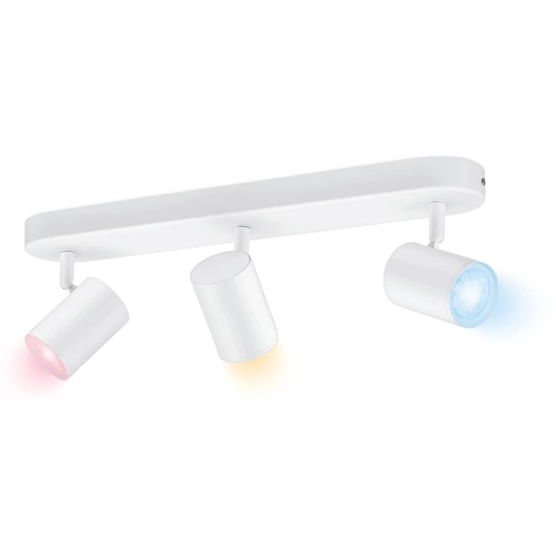 WIZ LED-Deckenleuchte Imageo 3er-Spot Tunable White & Color 1035 lm Weiß von WIZ