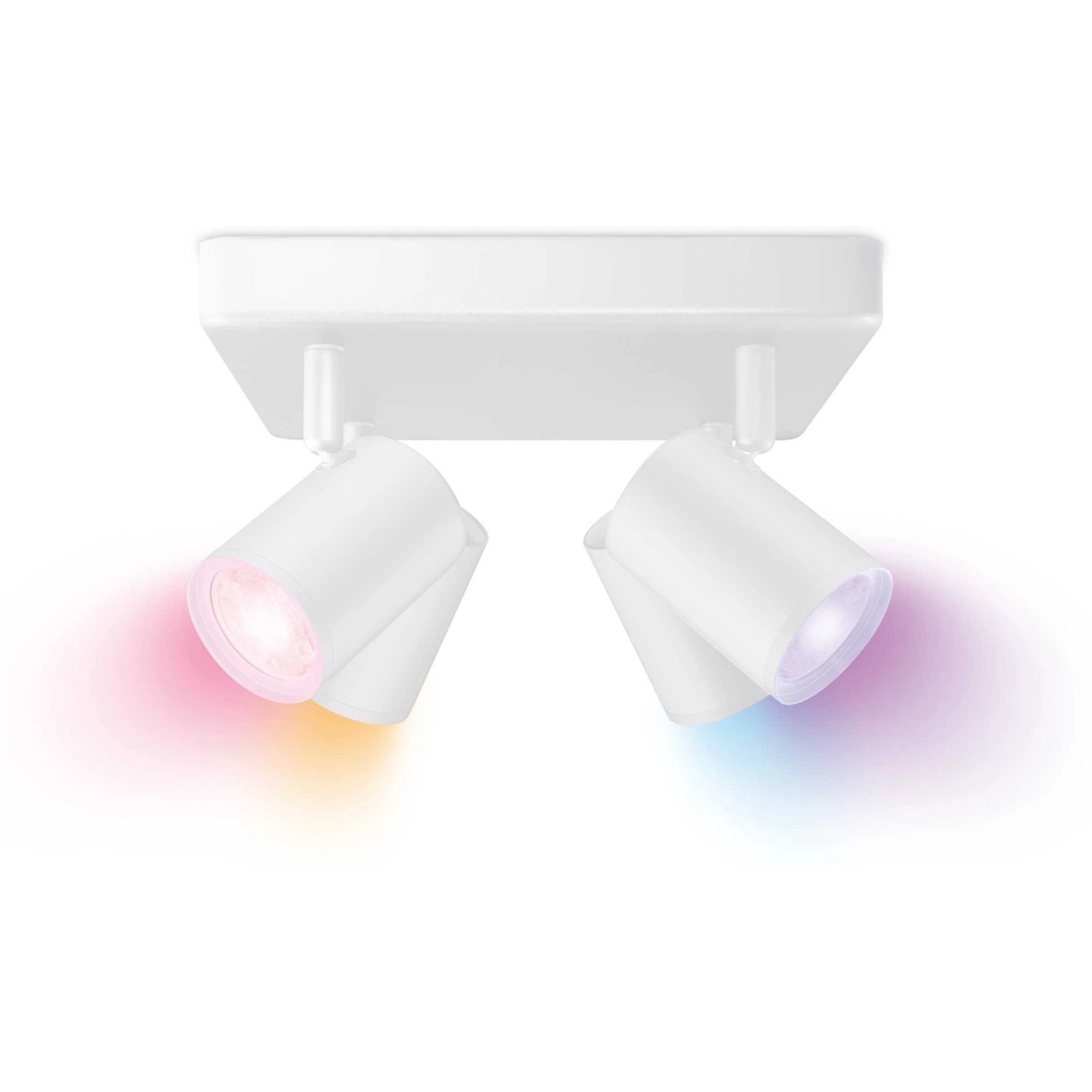 WIZ LED-Deckenleuchte Imageo 4er-Spot Tunable White & Color 1380 lm Weiß von WIZ