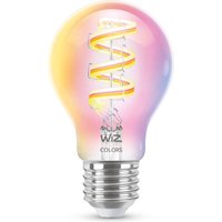 WIZ - Smart LED-Glühbirne E27 ST64, mit klarem Glühfaden 6,3W - 470 Lumen, Vollfarbe, Verbindung über WiFi, mit SpaceSense und Matter-Technologie. von WIZ