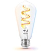 WIZ - led Leuchtmittel rgbw E27 - St64 in Transparent 5W 300lm - transparent von WIZ