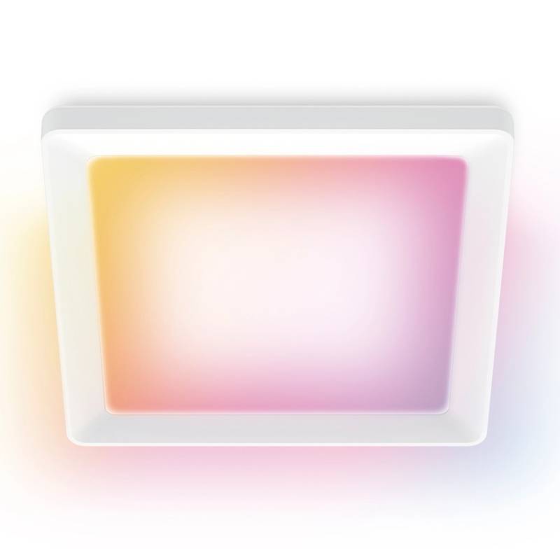 WiZ Deckenleuchte-Panel Smart Eckig Ceiling 3,7 cm x 39,5 cm x 39,5 cm Weiß von WIZ