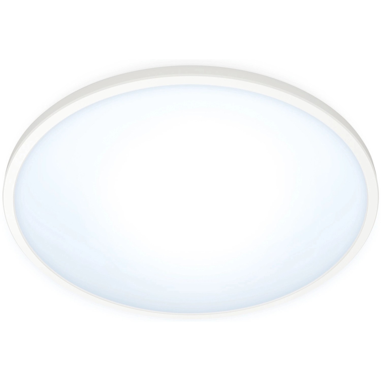 WiZ LED-Deckenleuchte SuperSlim Tunable White 1300 lm Weiß Ø 24,2 cm von WIZ