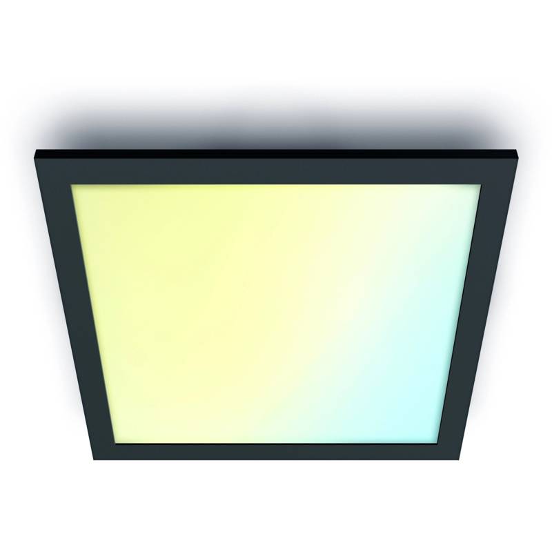 WiZ LED-Panel Quadratisch Tunable White 3400 lm Schwarz 60 cm x 60 cm von WIZ