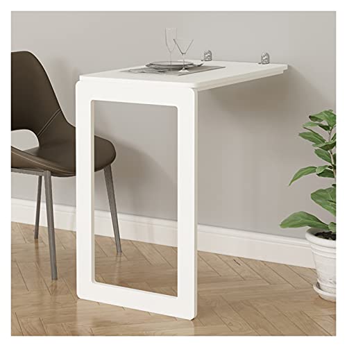 WJDY Weiß Wandtisch Klappbar, Klappbar KüChe Esstisch, für Küche Esszimmer und Wohnzimmer, Nicht Leicht Zu Altern, 2 Größen (Color : White, Size : 74x45cm) von WJDY
