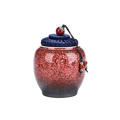 WJHCDDA Urns for Ashes Adult Urne Hund Mini Verbrennung Mensch Asche Zum Erwachsene Kind Haustier Urnen Der Feuerbestattung Gedenkfeier Begräbnisurnen Zuhause Keramik Starke Versiegelung von WJHCDDA