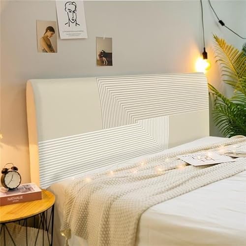 WJHDWYD Bettkopfteilbezug, Kopfteilbezug for Doppel-/Einzelbett/Queensize-Bett, elastischer Kopfteilbezug, elastischer Schutzbezug(D,180cm) von WJHDWYD