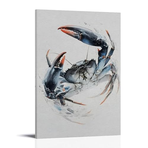 WJHJZQYY Blaue Krabbe, Wanddekoration, Poster, dekoratives Wandbild, modernes Kunstposter, 40 x 60 cm WJHJZQYY Blaue Krabbe, Wanddekoration, Poster, dekoratives Wandbild, modernes Kunstposter, 40 x 60 cm von WJHJZQYY