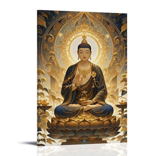 WJHJZQYY Blissful Bodhisattva Wanddekoration, dekoratives Wandbild, modernes Kunstposter, 20 x 30 cm von WJHJZQYY