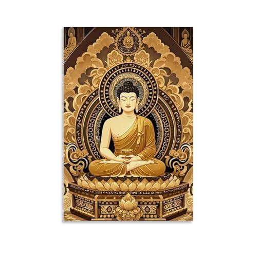WJHJZQYY Buddha-Wandkunst, Dekoration, dekoratives Wandbild, modernes Kunstposter, 60 x 90 cm WJHJZQYY Buddha-Wandkunst, Dekoration, dekoratives Wandbild, modernes Kunstposter, 60 x 90 cm von WJHJZQYY