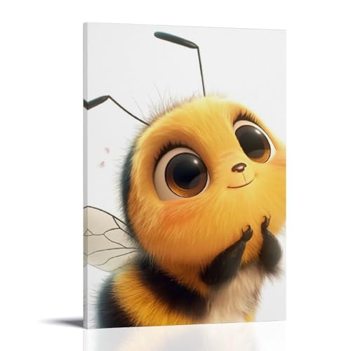 WJHJZQYY Entzückende Bienen-Wanddekoration, Poster, dekoratives Wandbild, modernes Kunstposter, 40 x 60 cm WJHJZQYY Entzückende Bienen-Wanddekoration, Poster, dekoratives Wandbild, modernes Kunstposter, 40 x 60 cm von WJHJZQYY