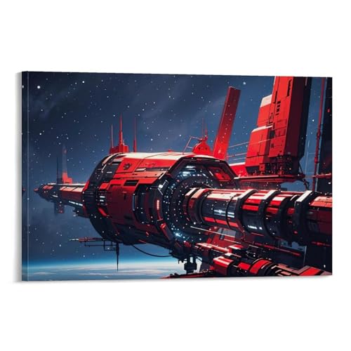 WJHJZQYY Galaktische Raumschiff-Wandkunst-Dekoration, dekoratives Wandbild, modernes Kunstposter, 20 x 30 cm WJHJZQYY Galaktische Raumschiff-Wandkunst-Dekoration, dekoratives Wandbild, modernes Kunstposter, 20 x 30 cm von WJHJZQYY