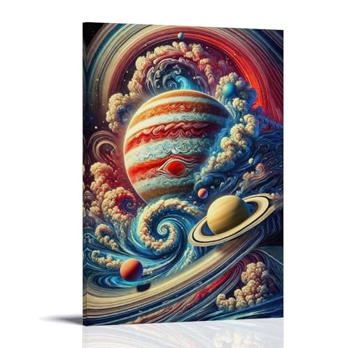 WJHJZQYY Galaktische Wunder, kosmische Wanddekoration, Kunstdruck, dekoratives Wandbild, modernes hängendes Kunstposter, 40 x 60 cm von WJHJZQYY