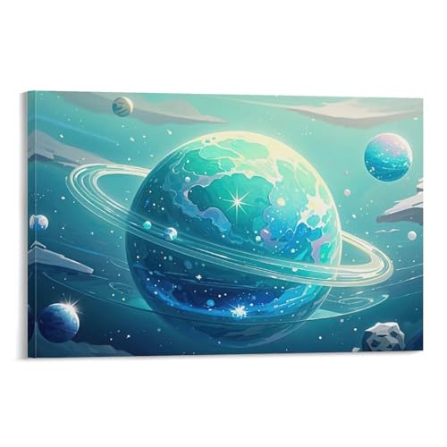 WJHJZQYY Galaktischer Traum, himmlische Schönheit, Planeten und Ringe, kosmische Dekoration für Zuhause oder Büro, dekoratives Wandbild, modernes Kunstposter, 40 x 60 cm WJHJZQYY Galaktischer Traum, himmlische Schönheit, Planeten und Ringe, kosmische Dekoration für Zuhause oder Büro, dekoratives Wandbild, modernes Kunstposter, 40 x 60 cm von WJHJZQYY
