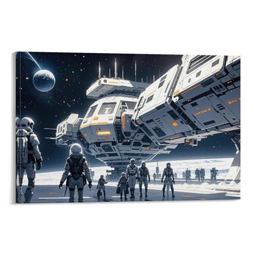 WJHJZQYY Galaktisches Raumschiff-Wanddekoration, Poster, dekoratives Wandbild, modernes Kunstposter, 60 x 90 cm WJHJZQYY Galaktisches Raumschiff-Wanddekoration, Poster, dekoratives Wandbild, modernes Kunstposter, 60 x 90 cm von WJHJZQYY