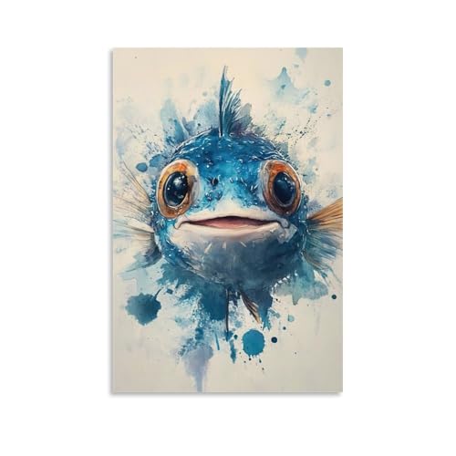 WJHJZQYY Leinwand-Kunstdruck, bezaubernder Wasserdruck, dekoratives Wandbild, modernes hängendes Kunstposter, 40 x 60 cm von WJHJZQYY