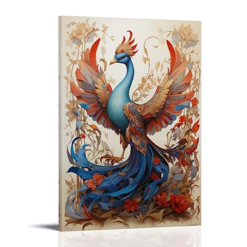 WJHJZQYY Majestätischer Pfau-Wandkunst, Dekoration, elegantes blaues und goldenes Detail, dekoratives Wandbild, modernes Kunstposter, 30 x 45 cm WJHJZQYY Majestätischer Pfau-Wandkunst, Dekoration, elegantes blaues und goldenes Detail, dekoratives Wandbild, modernes Kunstposter, 30 x 45 cm von WJHJZQYY