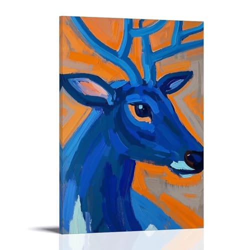 WJHJZQYY Mystic Blue Deer Wandkunst, Dekoration, dekoratives Wandbild, modernes Kunstposter, 20 x 30 cm WJHJZQYY Mystic Blue Deer Wandkunst, Dekoration, dekoratives Wandbild, modernes Kunstposter, 20 x 30 cm von WJHJZQYY
