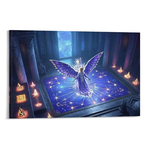 WJHJZQYY Mystische Sternbilder, bezaubernde Wanddekoration, dekoratives Wandbild, modernes Kunstposter, 30 x 45 cm von WJHJZQYY