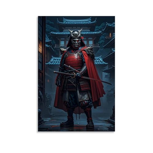 WJHJZQYY Samurai-Poster, Geisterkrieger, dekoratives Wandbild, modernes Kunstposter, 30 x 45 cm WJHJZQYY Samurai-Poster, Geisterkrieger, dekoratives Wandbild, modernes Kunstposter, 30 x 45 cm von WJHJZQYY