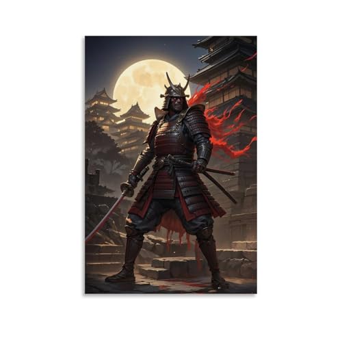 WJHJZQYY Samurai-Poster, hübscher Geisterkrieger, dekoratives Wandbild, modernes Kunstposter, 40 x 60 cm WJHJZQYY Samurai-Poster, hübscher Geisterkrieger, dekoratives Wandbild, modernes Kunstposter, 40 x 60 cm von WJHJZQYY