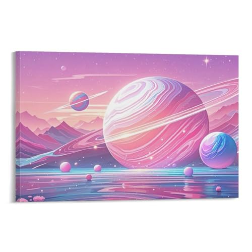 WJHJZQYY Wanddekoration, Galaktische Träume, lebendige himmlische Kunst für moderne, rauminspirierte Häuser, dekoratives Wandbild, modernes Kunstposter, 60 x 90 cm von WJHJZQYY