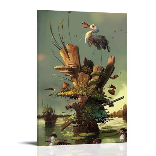WJHJZQYY Wilderness Wonders Wandkunst, Dekoration, Eine Fabel der Majestät der Natur, dekoratives Wandbild, modernes Kunstposter, 40 x 60 cm von WJHJZQYY