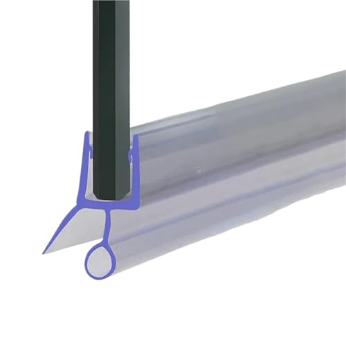 Duschtür Dichtung 2Pcs Dusche Tür Dichtung Bad Streifen Oder Bildschirme Türen 6/8/10/12mm Glas Dichtungen Lücken Heimwerker(8mm) von WJIAYAO