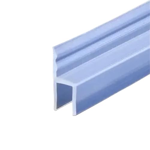 Duschtür Dichtung H/F/U-förmige Dichtungsstreifen For Glastüren, Silikon, For Bad Und Dusche, Wetterstreifen, Zugluftstopper, Dichtungsband For Büro, Balkontür, Fenster(H,6.0M_10MM) von WJIAYAO