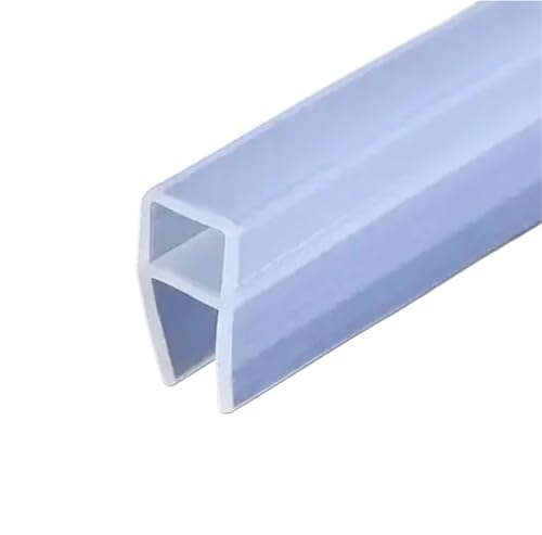 Duschtür Dichtung H/F/U-förmige Dichtungsstreifen For Glastüren, Silikon, For Bad Und Dusche, Wetterstreifen, Zugluftstopper, Dichtungsband For Büro, Balkontür, Fenster(U,6.0M_6MM) von WJIAYAO