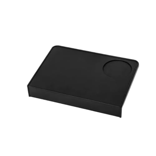 WJIAYAO Kaffee-Stampfer Schwarzer Kaffee-Tamper-Matte Silikon Espresso Kaffee Tamper Rest Halter(Corner mat) von WJIAYAO