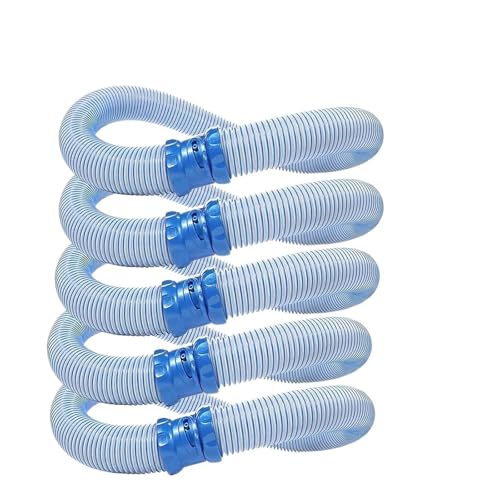 WJIAYAO Pool-Pumpenschlauch 2-5PC Schwimmbad Reiniger Schloss Schlauch Kit Gummi Pool Vakuum Reinigung Rohr(5PCS) von WJIAYAO