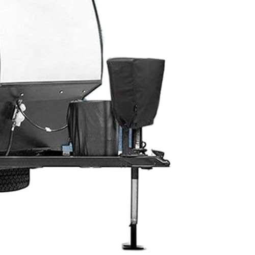 WJJKJH Abdeckung for Elektrische Deichselheber for Wohnmobile – Robustes, Wasserdichtes Design, Schwarze Schutzhülle for Wohnmobilzubehör Im Freien von WJJKJH
