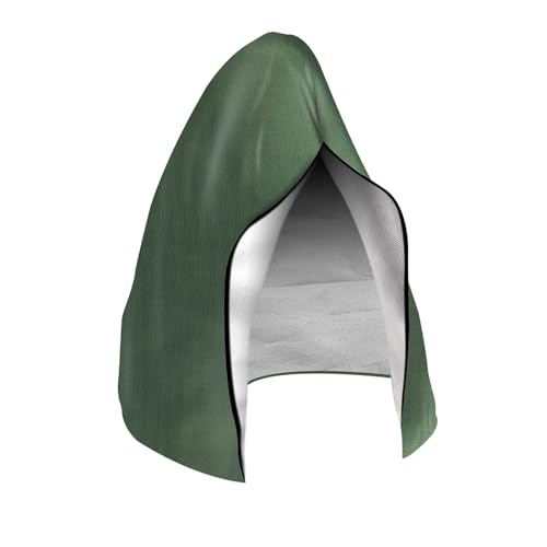 WJLYDM Hängende Eierstuhl-Abdeckung for die Terrasse mit Reißverschluss, wasserdicht, Winddicht, Schaukelstuhl-Abdeckungen mit Schnalle, wetterbeständig for den Außenbereich(Green,115x190CM) von WJLYDM
