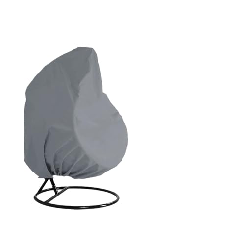 WJLYDM Hängesessel-Abdeckung mit UV-Schutz, for Gartenschaukeln, Eierstuhl, wasserdicht, Rattan-Sitzmöbel-Abdeckung(Grey,230x200cm) von WJLYDM