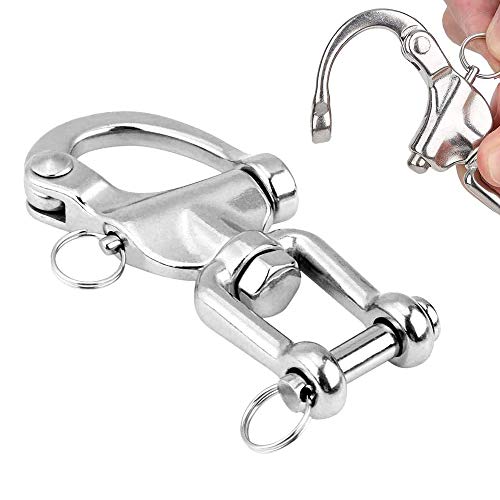 WJMY Edelstahl Drehwirbel 360° Drehgelenk mit 650KG Kapazität für Sicheres Drehen & Befestigen von Hängesessel Boxsack Schwenkgrill Drehkarabiner Schaukel u.v.a. WJMY Edelstahl Drehwirbel 360° Drehgelenk mit 650KG Kapazität für Sicheres Drehen & Befestigen von Hängesessel Boxsack Schwenkgrill Drehkarabiner Schaukel u.v.a. von WJMY