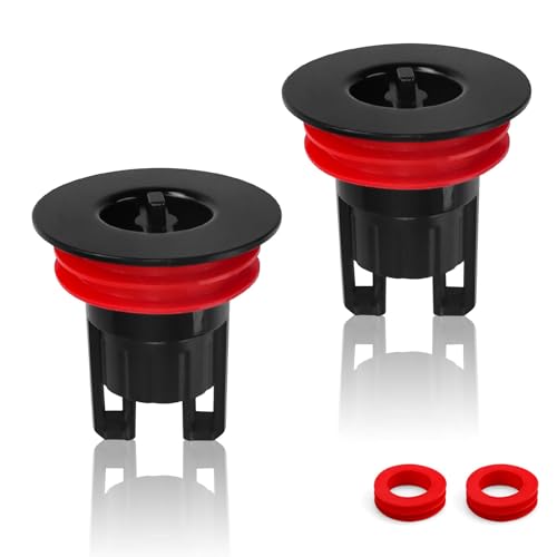 WJUAN 2 Stück Abflusssieb, Abfluss Haarfänger Mit Dichtungsring 23 × 50mm, Magnetschwebedesign Waschbecken Sieb, Anti Geruch, Geeignet für Küche und Bad Bodenabläufe von WJUAN