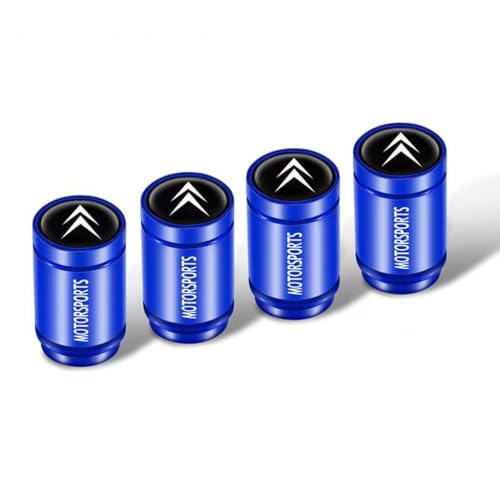 WJWZZGYL 4 Stück Ventilkappen Auto für Citroen DS DS3 DS4 DS5 DS6 DS7 DS9,korrosionsbeständig Ersatz Reifen Luftventilkappen Autoreifen Staubkappe auslaufsicher zubehör,Blue WJWZZGYL 4 Stück Ventilkappen Auto für Citroen DS DS3 DS4 DS5 DS6 DS7 DS9,korrosionsbeständig Ersatz Reifen Luftventilkappen Autoreifen Staubkappe auslaufsicher zubehör,Blue von WJWZZGYL