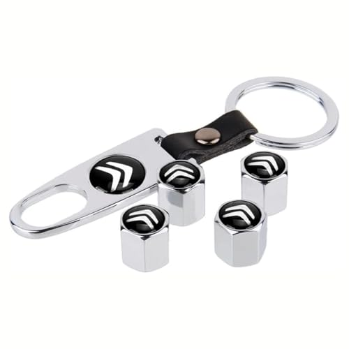 WJWZZGYL 4 Stück Ventilkappen Auto für Citroen DS DS3 DS4 DS5 DS6 DS7 DS9,korrosionsbeständig Ersatz Reifen Luftventilkappen Autoreifen Staubkappe auslaufsicher zubehör,Silver WJWZZGYL 4 Stück Ventilkappen Auto für Citroen DS DS3 DS4 DS5 DS6 DS7 DS9,korrosionsbeständig Ersatz Reifen Luftventilkappen Autoreifen Staubkappe auslaufsicher zubehör,Silver von WJWZZGYL