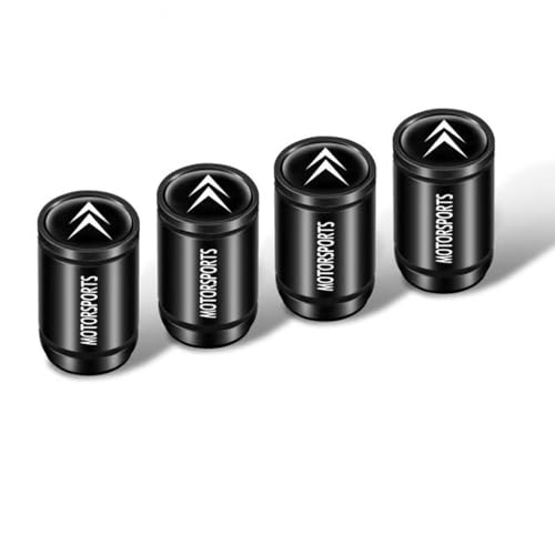 WJWZZGYL 4 Stück Ventilkappen Auto für Citroen Jumpy M Jumpy XS Multispace XL,korrosionsbeständig Ersatz Reifen Luftventilkappen Autoreifen Staubkappe auslaufsicher zubehör,Black WJWZZGYL 4 Stück Ventilkappen Auto für Citroen Jumpy M Jumpy XS Multispace XL,korrosionsbeständig Ersatz Reifen Luftventilkappen Autoreifen Staubkappe auslaufsicher zubehör,Black von WJWZZGYL
