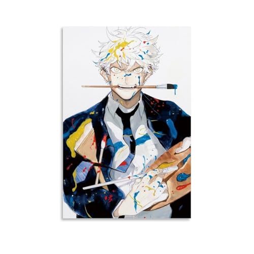 WJYCHEND Blaue Periode, klassische Anime-Serie, Leinwand-Poster, Wandkunst, dekoratives Gemälde, Schlafzimmer, 60 x 90 cm, ungerahmter Stil WJYCHEND Blaue Periode, klassische Anime-Serie, Leinwand-Poster, Wandkunst, dekoratives Gemälde, Schlafzimmer, 60 x 90 cm, ungerahmter Stil von WJYCHEND